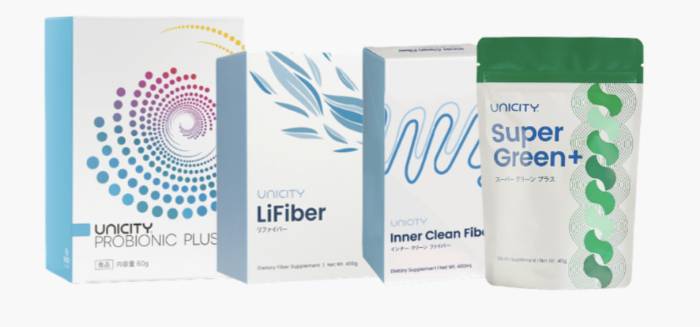 UNICITY スーパーグリーン アロエベラ セット ユニシティ クレンズ 
